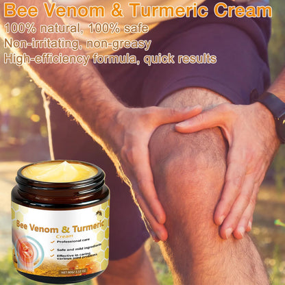 Bee Venom Turmeric Cream| Natural Pain Relief Cream