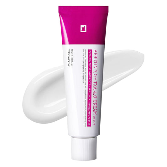 TOSOWOONG Arbutin 7% + Tranexamic Acid 4% Cream|  Visible Glow in Weeks